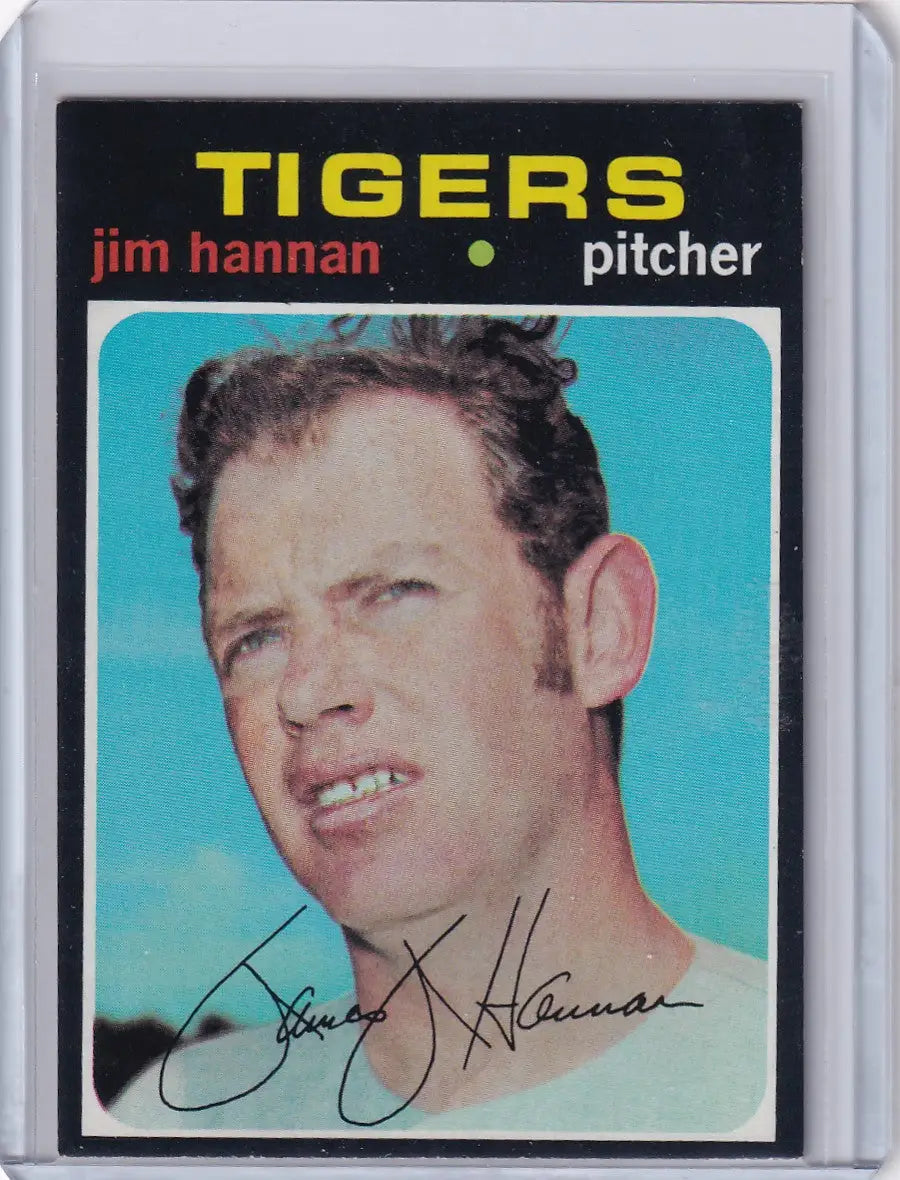 1971 Topps Baseball #229 Jim Hannan - Detroit Tigers