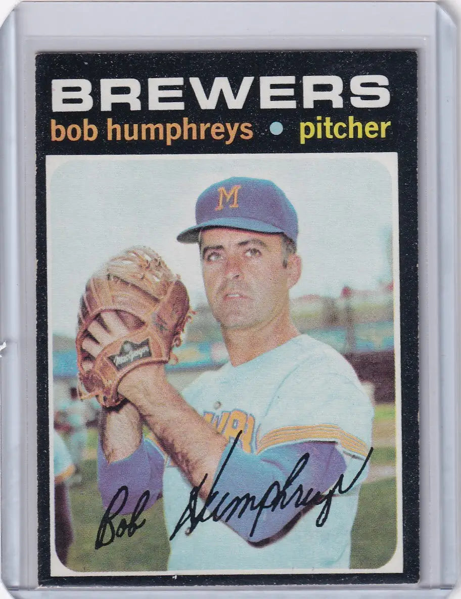 1971 Topps Baseball #236 Bob Humphreys - Milwaukee Brewers