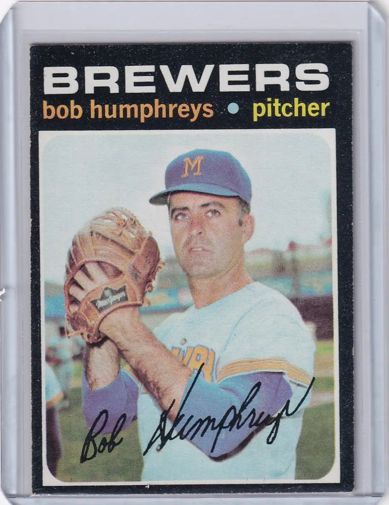 1971 Topps Baseball #236 Bob Humphreys - Milwaukee Brewers
