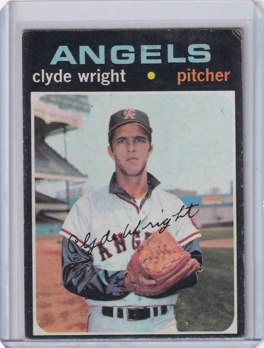 1971 Topps Baseball #240 Clyde Wright - California Angels