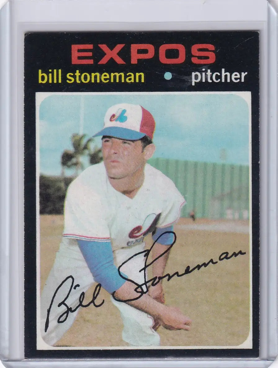 1971 Topps Baseball #266 Bill Stoneman - Montreal Expos