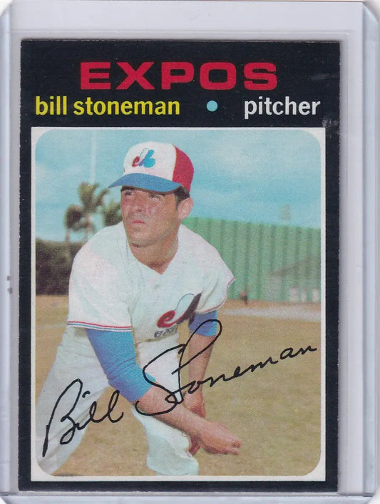 1971 Topps Baseball #266 Bill Stoneman - Montreal Expos - Baseball Card Single
