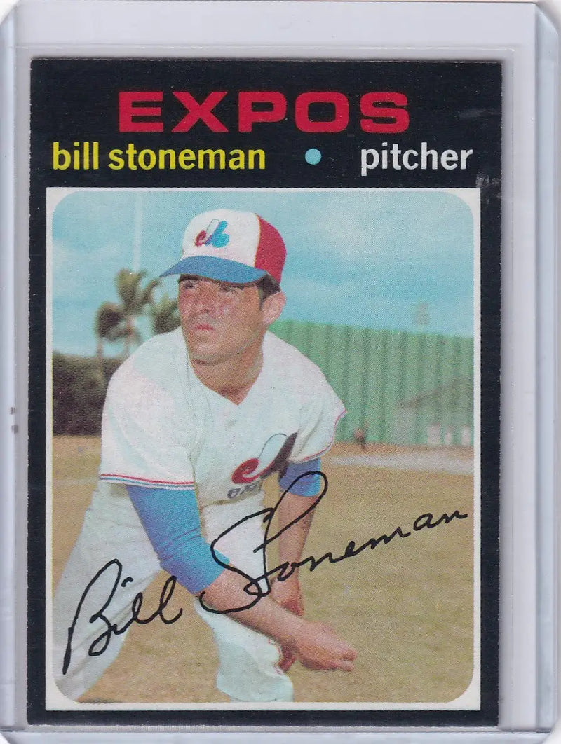 1971 Topps Baseball #266 Bill Stoneman - Montreal Expos