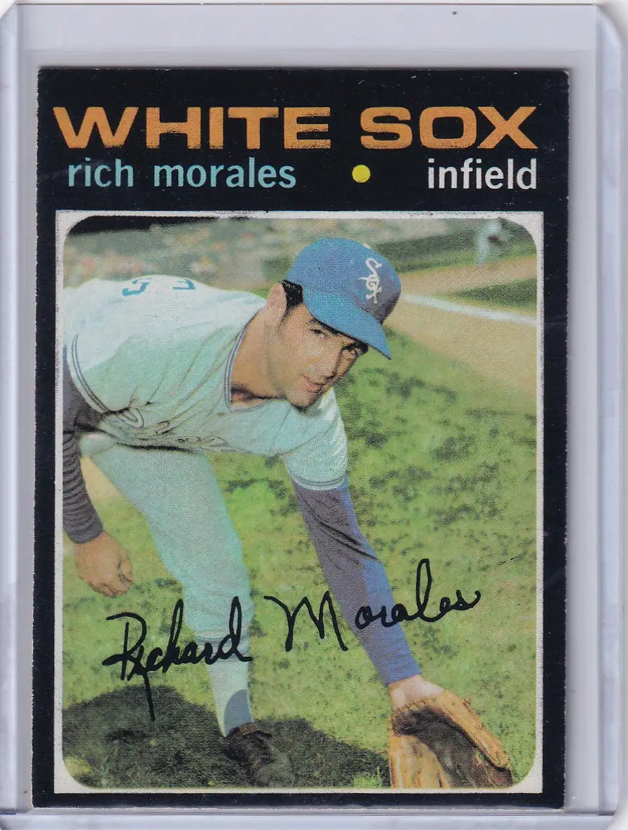 1971 Topps Baseball #267 Rich Morales - Chicago White Sox