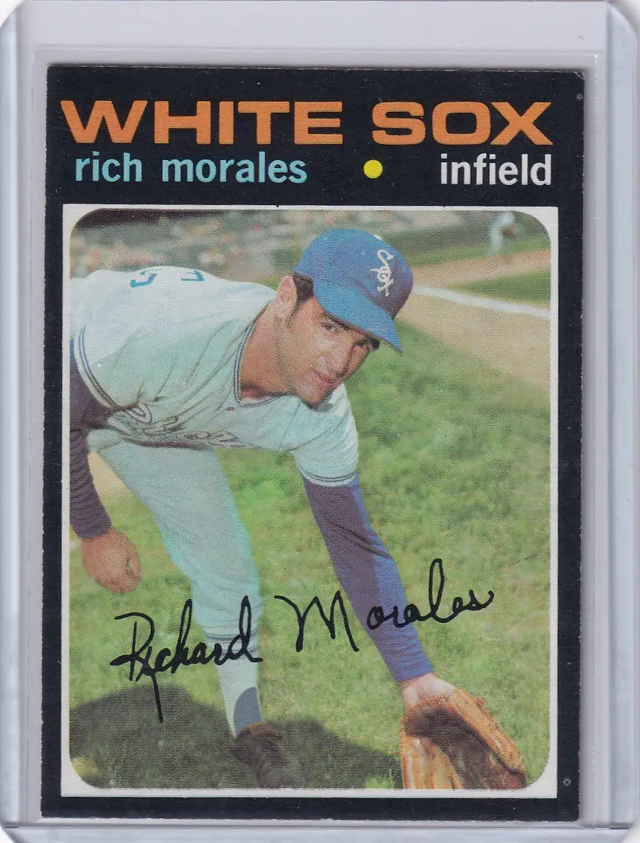 1971 Topps Baseball #267 Rich Morales - Chicago White Sox