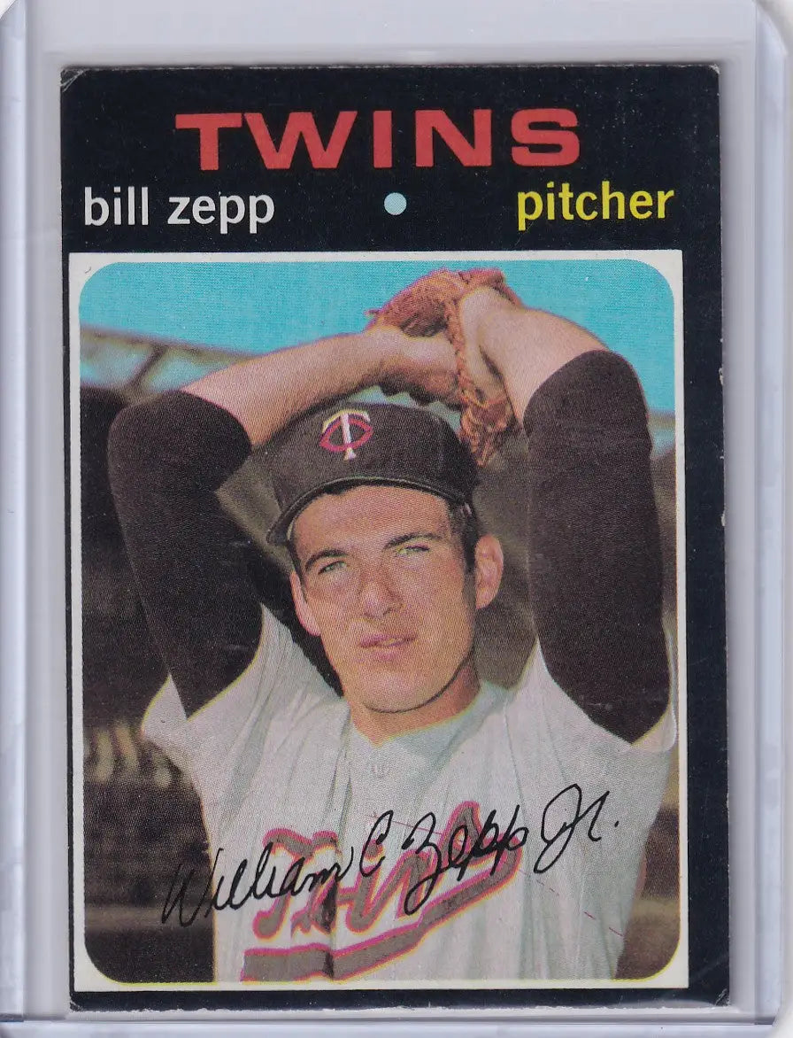 1971 Topps Baseball #271 Bill Zepp - Minnesota Twins