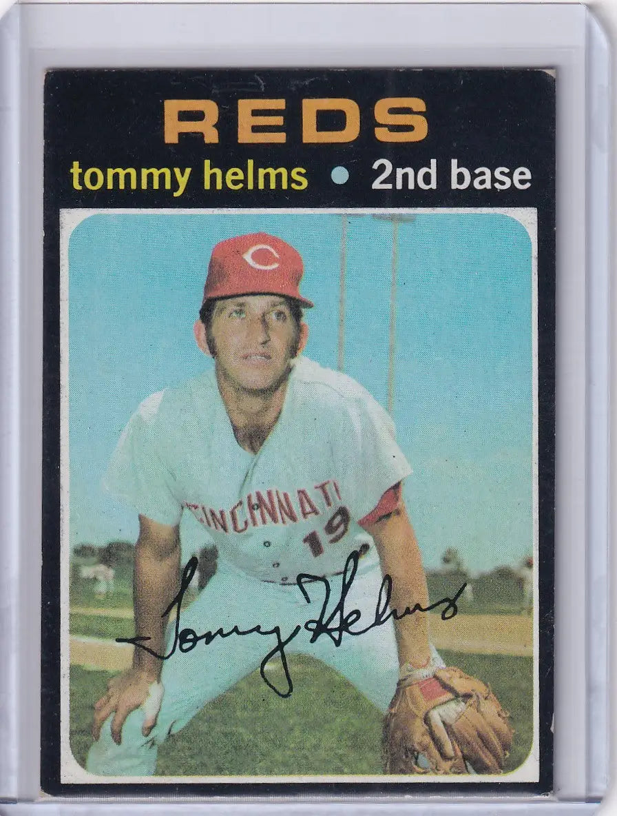1971 Topps Baseball #272 Tommy Helms - Cincinnati Reds