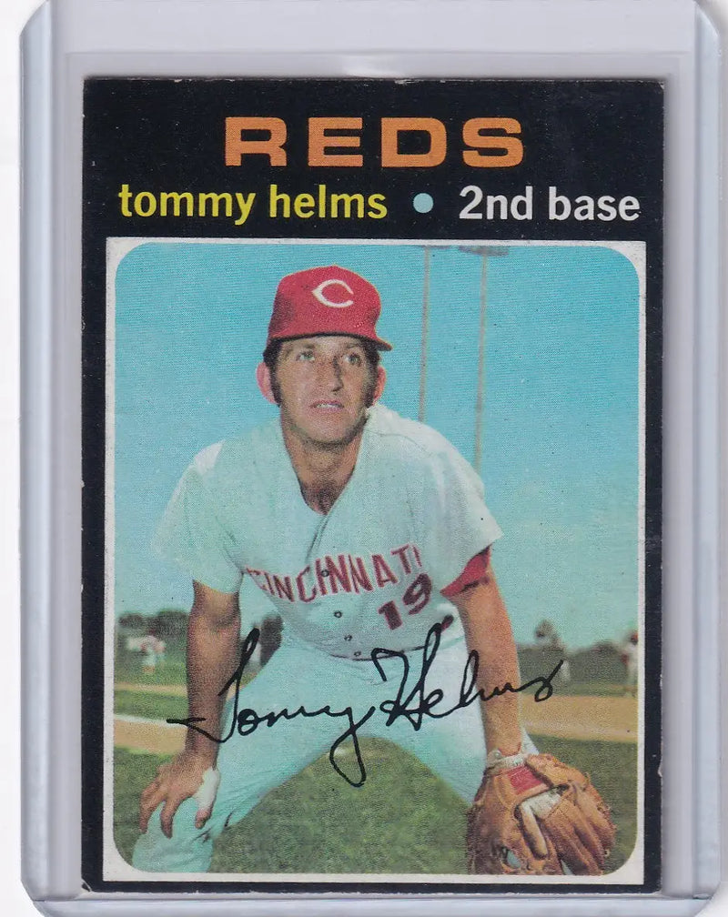 1971 Topps Baseball #272 Tommy Helms - Cincinnati Reds