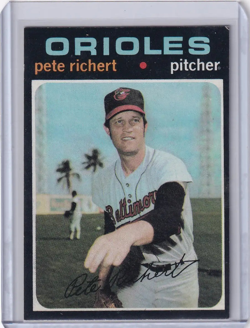 1971 Topps Baseball #273 Pete Richert - Baltimore Orioles