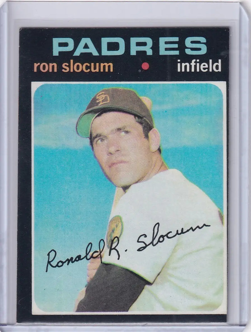 1971 Topps Baseball #274 Ron Slocum - San Diego Padres