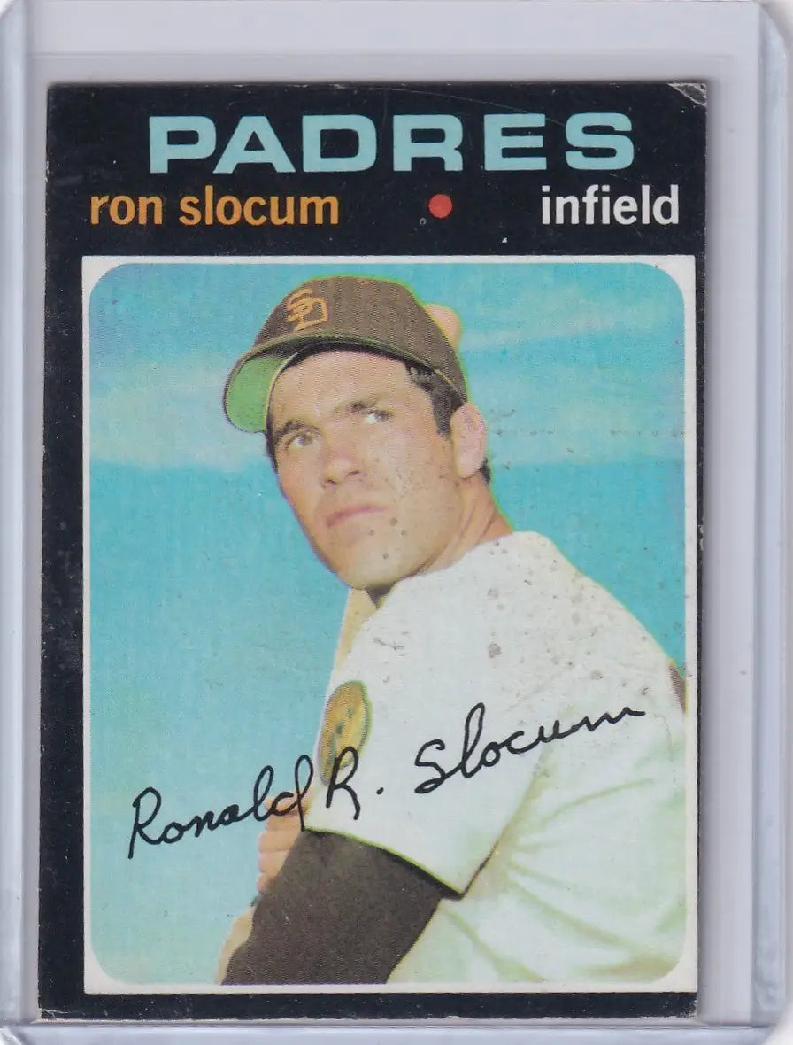 1971 Topps Baseball #274 Ron Slocum - San Diego Padres