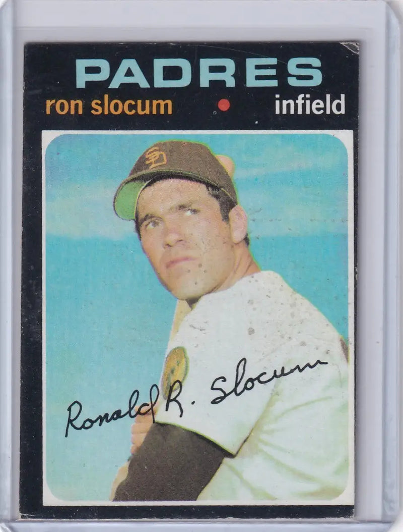 1971 Topps Baseball #274 Ron Slocum - San Diego Padres