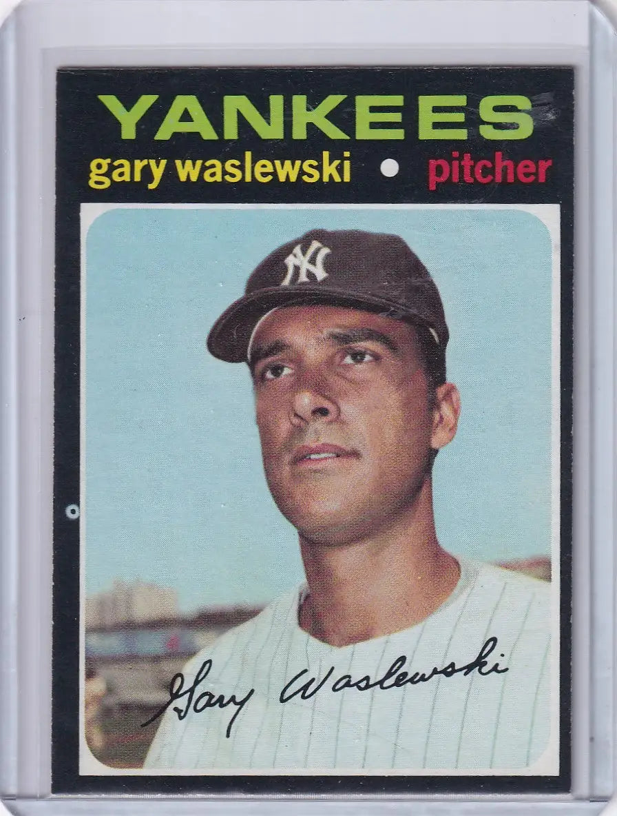 1971 Topps Baseball #277 Gary Waslewski - New York Yankees