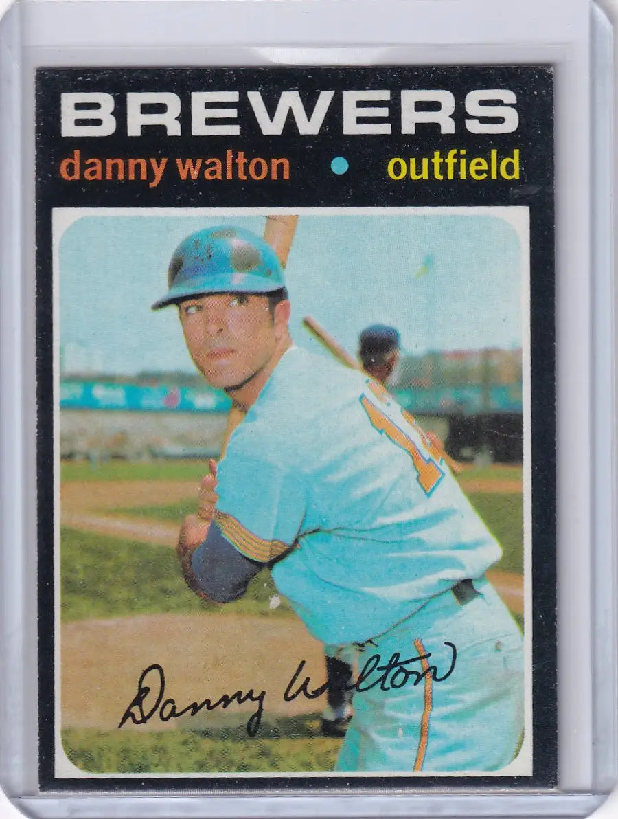 1971 Topps Baseball #281 Danny Walton - Milwaukee Brewers