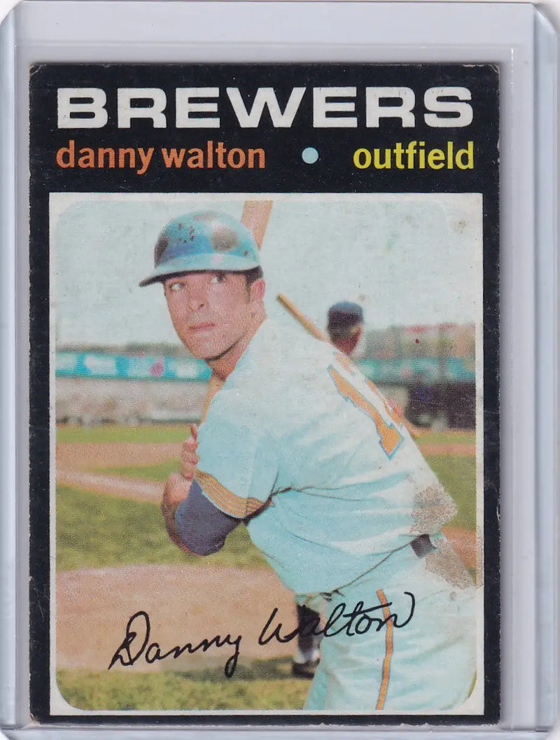 1971 Topps Baseball #281 Danny Walton - Milwaukee Brewers