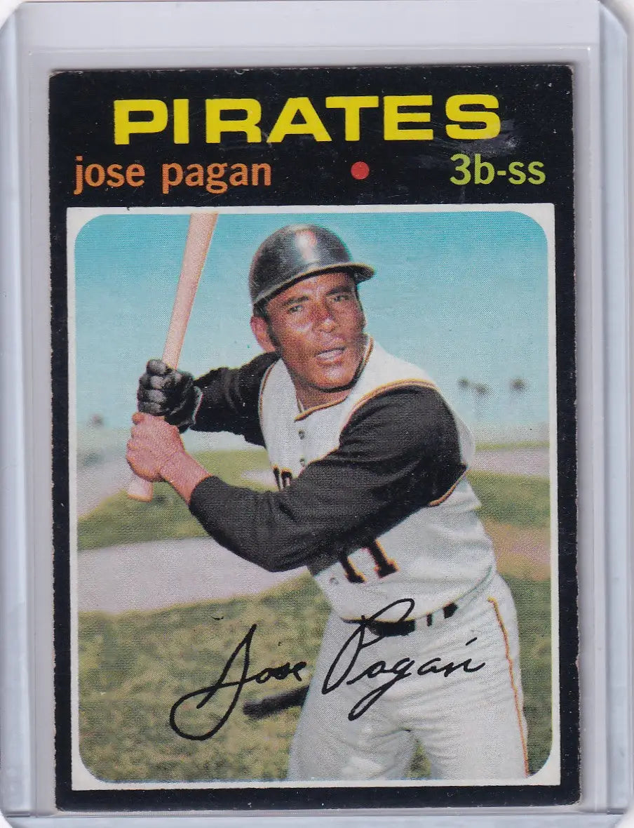 1971 Topps Baseball #282 Jose Pagan - Pittsburgh Pirates