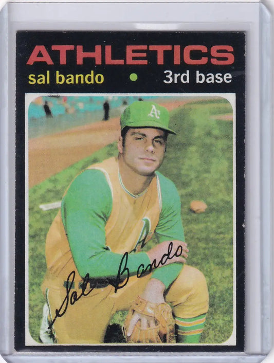1971 Topps Baseball #285 Sal Bando - Oakland Athletics - Baseball Card Single