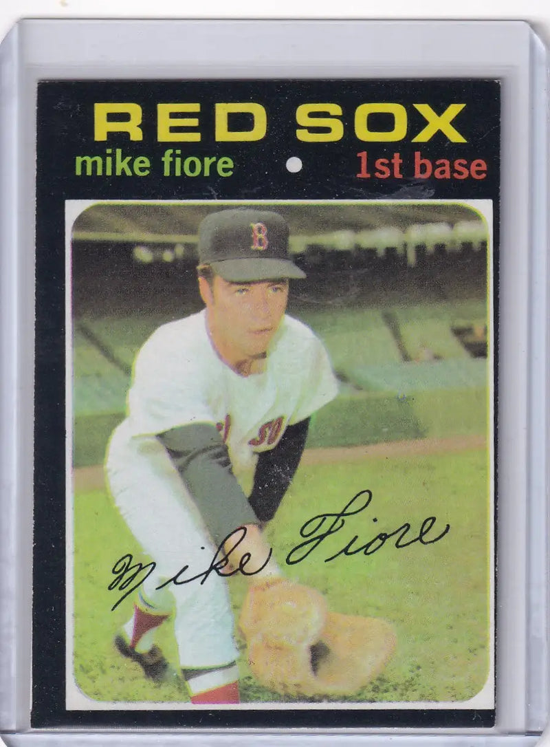 1971 Topps Baseball #287 Mike Fiore - Boston Red Sox