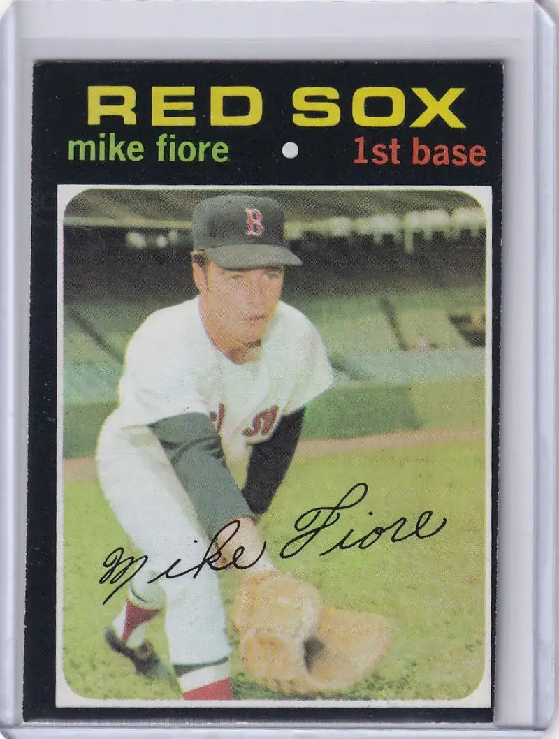 1971 Topps Baseball #287 Mike Fiore - Boston Red Sox