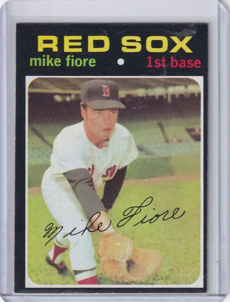 1971 Topps Baseball #287 Mike Fiore - Boston Red Sox