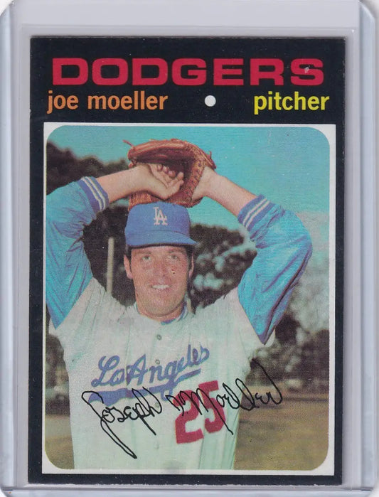 1971 Topps Baseball #288 Joe Moeller - Los Angeles Dodgers - Baseball Card Single