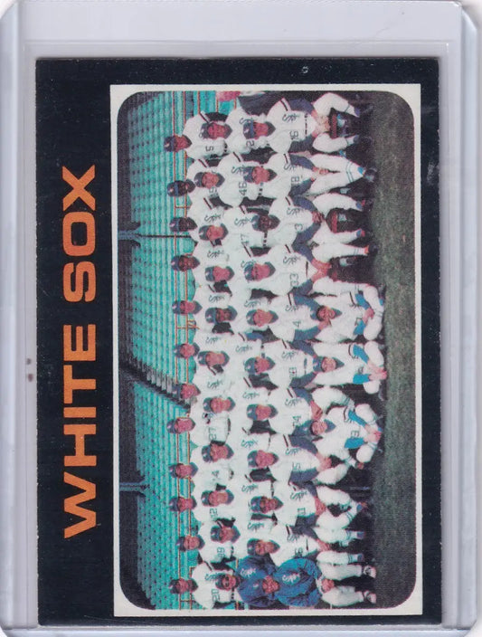 1971 Topps Baseball #289 Chicago White Sox Team - Baseball Card Single
