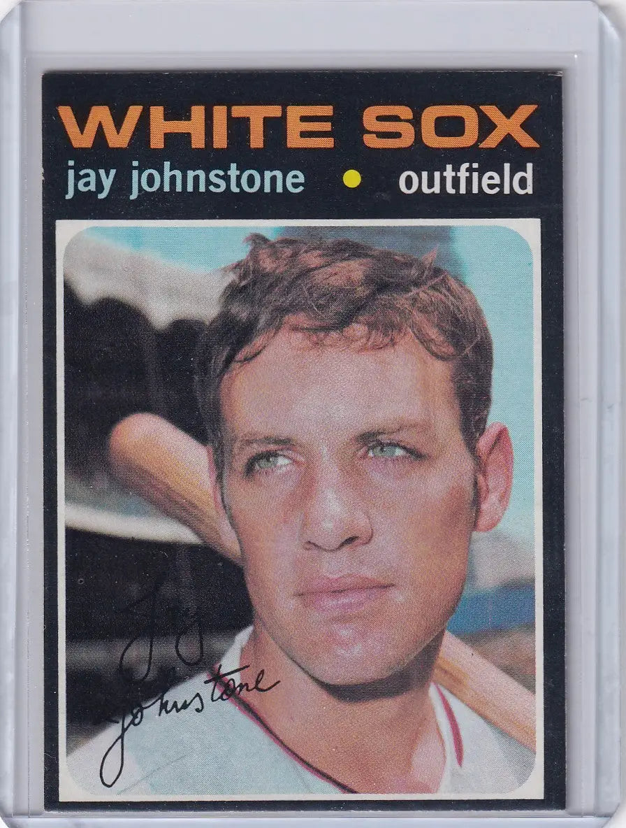 1971 Topps Baseball #292 Jay Johnstone - Chicago White Sox