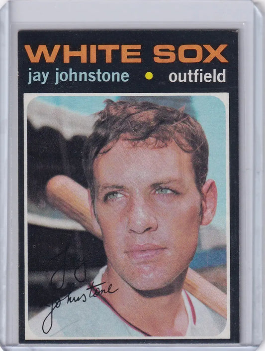 1971 Topps Baseball #292 Jay Johnstone - Chicago White Sox - Baseball Card Single