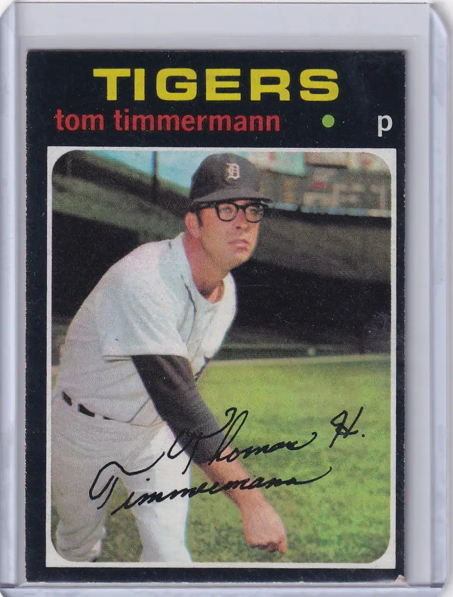 1971 Topps Baseball #296 Tom Timmermann - Detroit Tigers