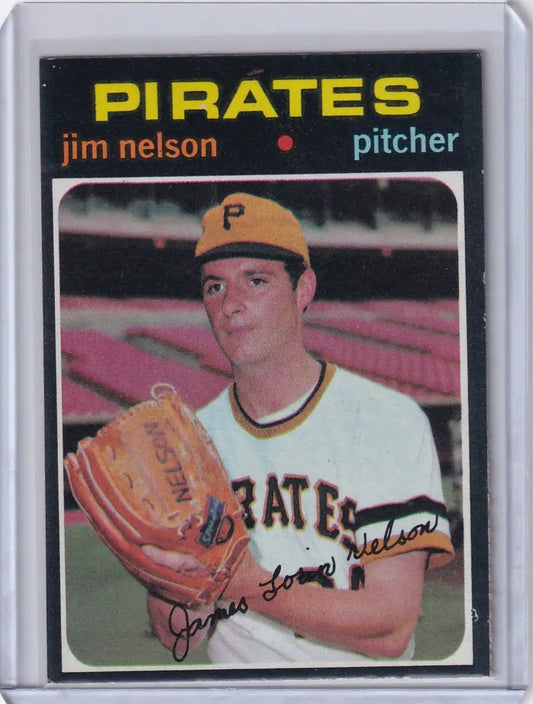 1971 Topps Baseball #298 Jim Nelson - Pittsburgh Pirates RC - Baseball Card Single