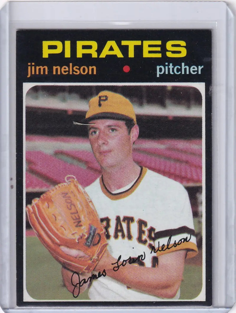 1971 Topps Baseball #298 Jim Nelson - Pittsburgh Pirates RC