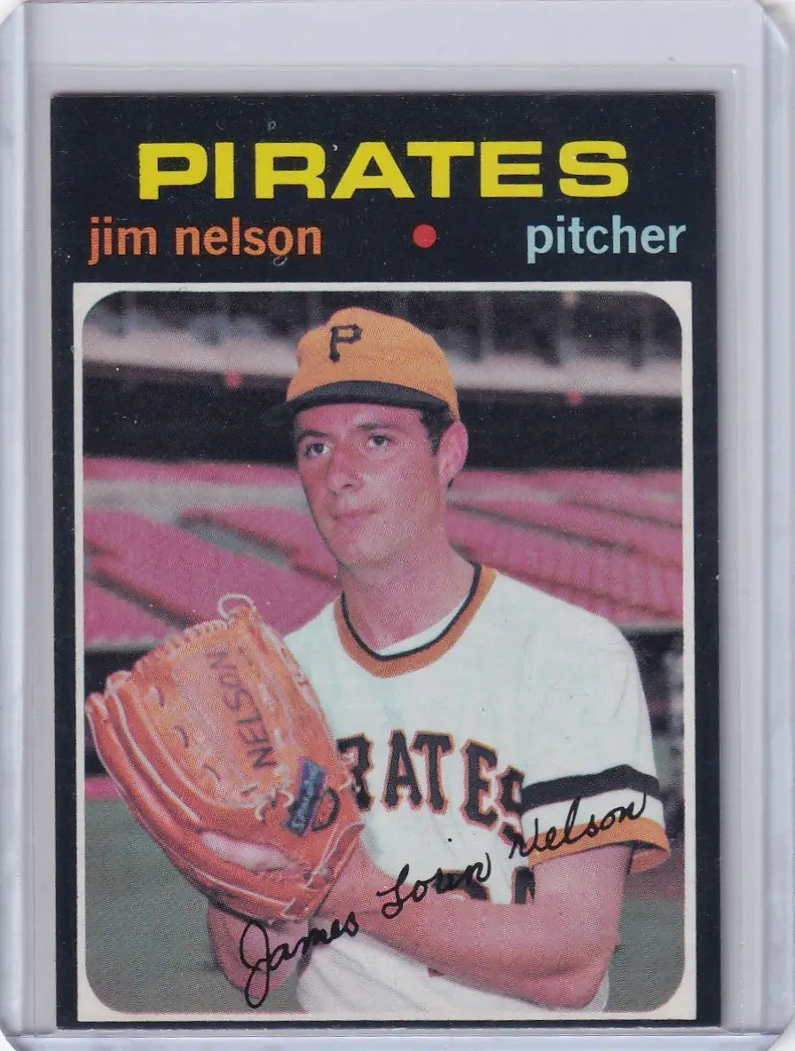 1971 Topps Baseball #298 Jim Nelson - Pittsburgh Pirates RC
