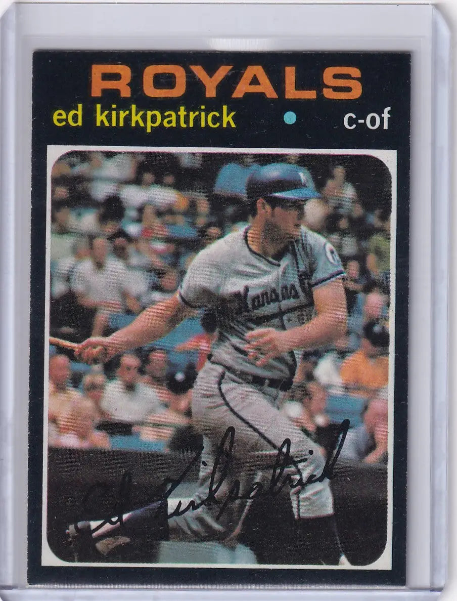 1971 Topps Baseball #299 Ed Kirkpatrick - Kansas City Royals