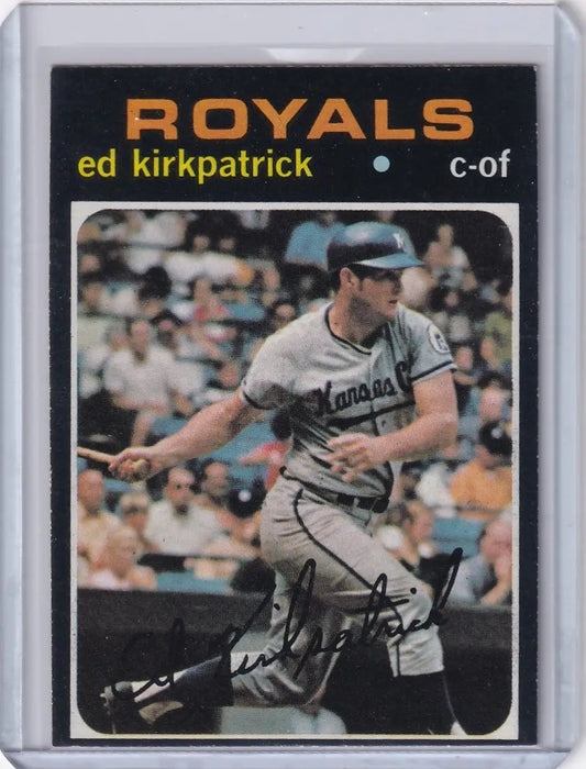 1971 Topps Baseball #299 Ed Kirkpatrick - Kansas City Royals - Baseball Card Single
