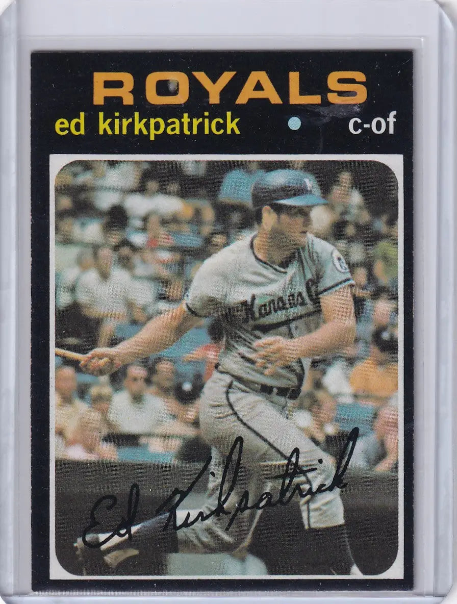 1971 Topps Baseball #299 Ed Kirkpatrick - Kansas City Royals