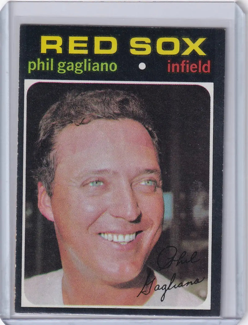 1971 Topps Baseball #302 Phil Gagliano - Boston Red Sox