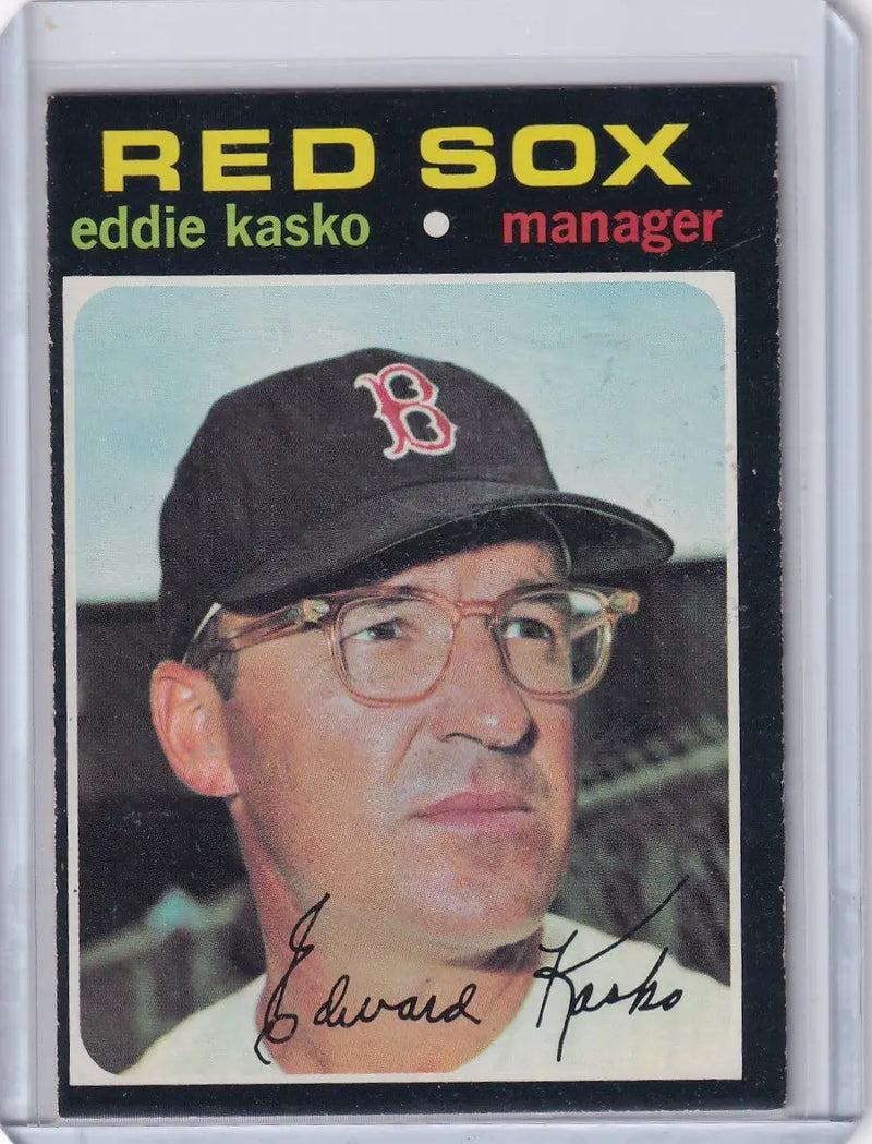 1971 Topps Baseball #31 Eddie Kasko - Boston Red Sox