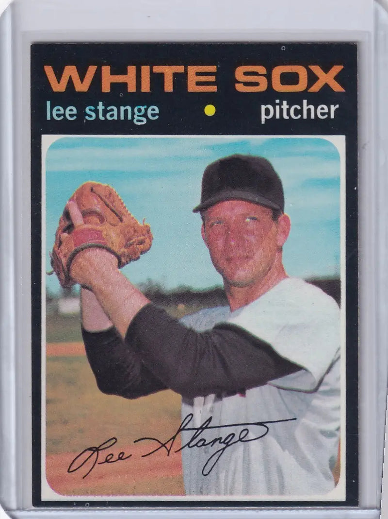 1971 Topps Baseball #311 Lee Stange - Chicago White Sox