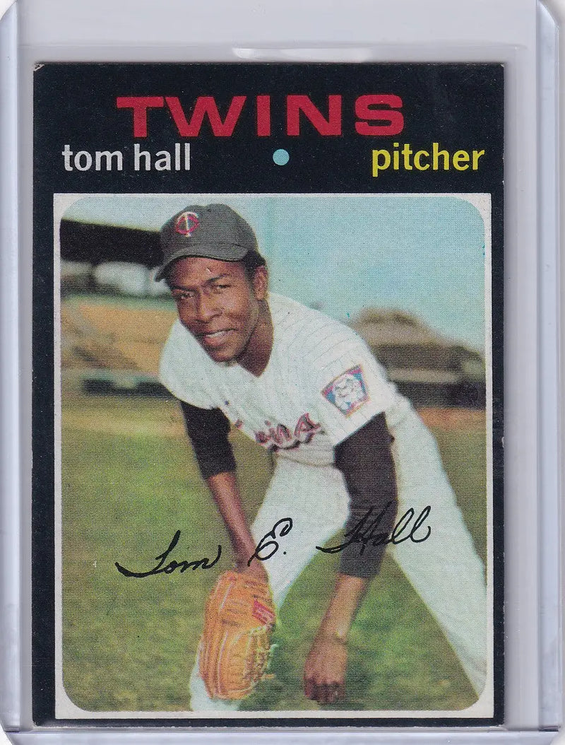 1971 Topps Baseball #313 Tom Hall - Minnesota Twins