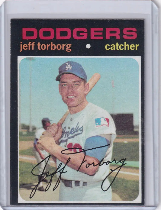 1971 Topps Baseball #314 Jeff Torborg - Los Angeles Dodgers - Baseball Card Single