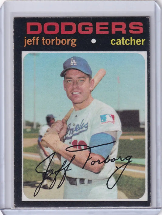 1971 Topps Baseball #314 Jeff Torborg - Los Angeles Dodgers - Baseball Card Single
