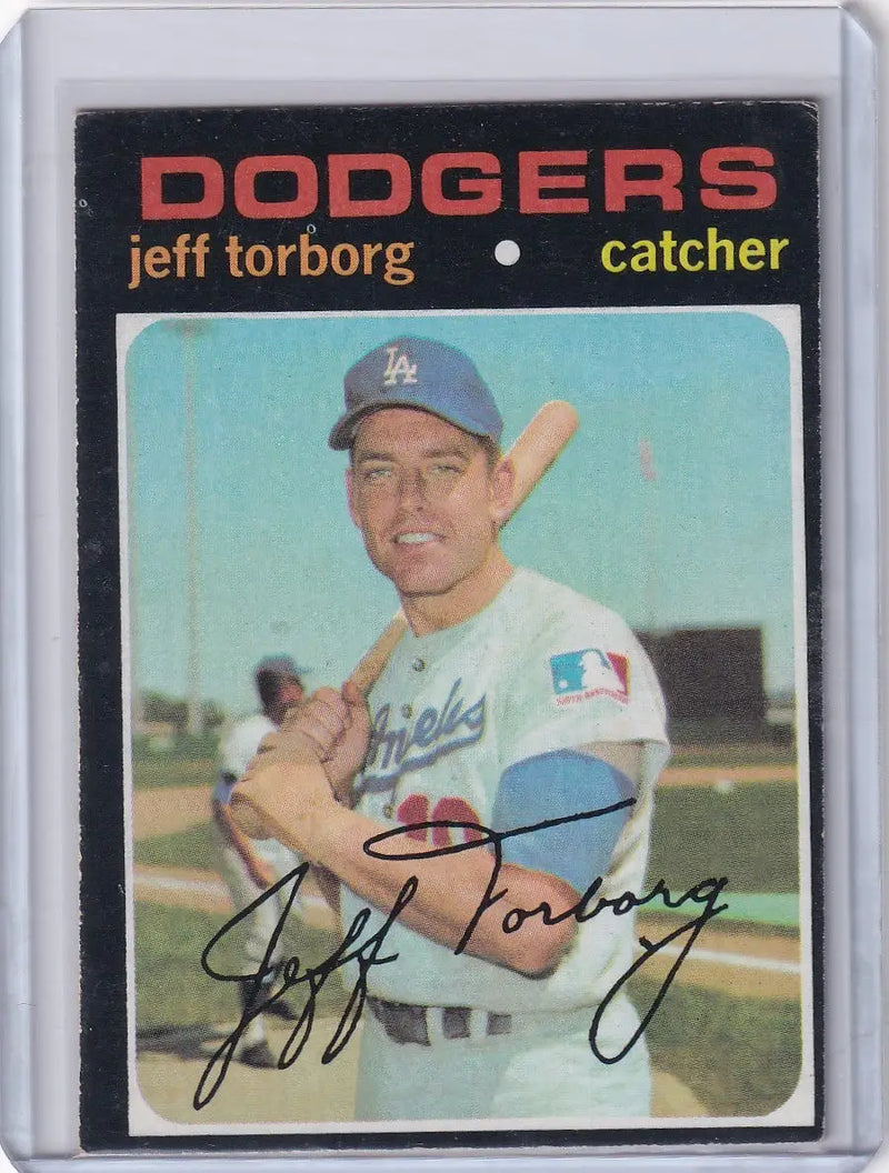 1971 Topps Baseball #314 Jeff Torborg - Los Angeles Dodgers