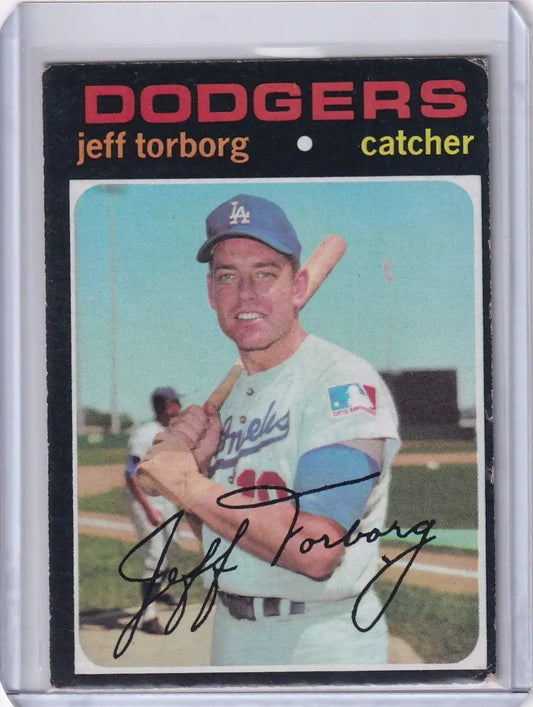 1971 Topps Baseball #314 Jeff Torborg - Los Angeles Dodgers - Baseball Card Single