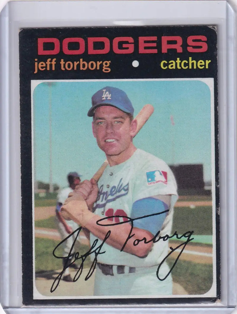 1971 Topps Baseball #314 Jeff Torborg - Los Angeles Dodgers