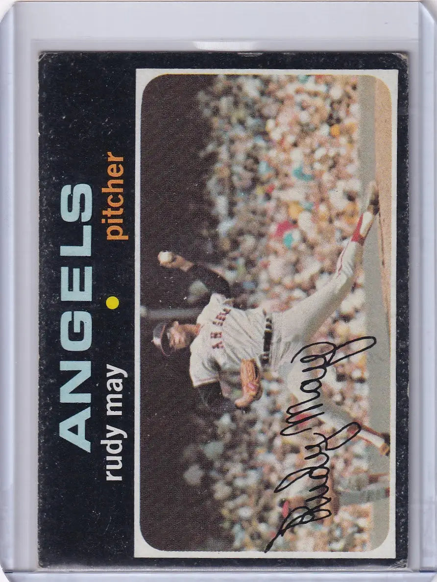 1971 Topps Baseball #318 Rudy May - California Angels