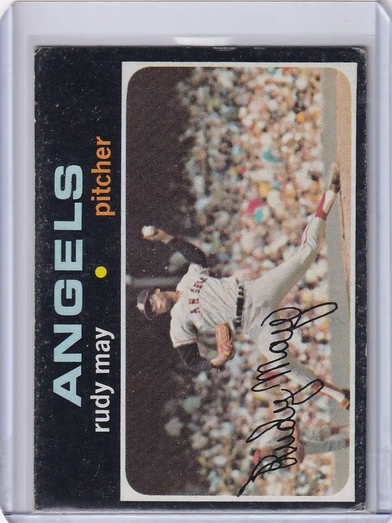 1971 Topps Baseball #318 Rudy May - California Angels