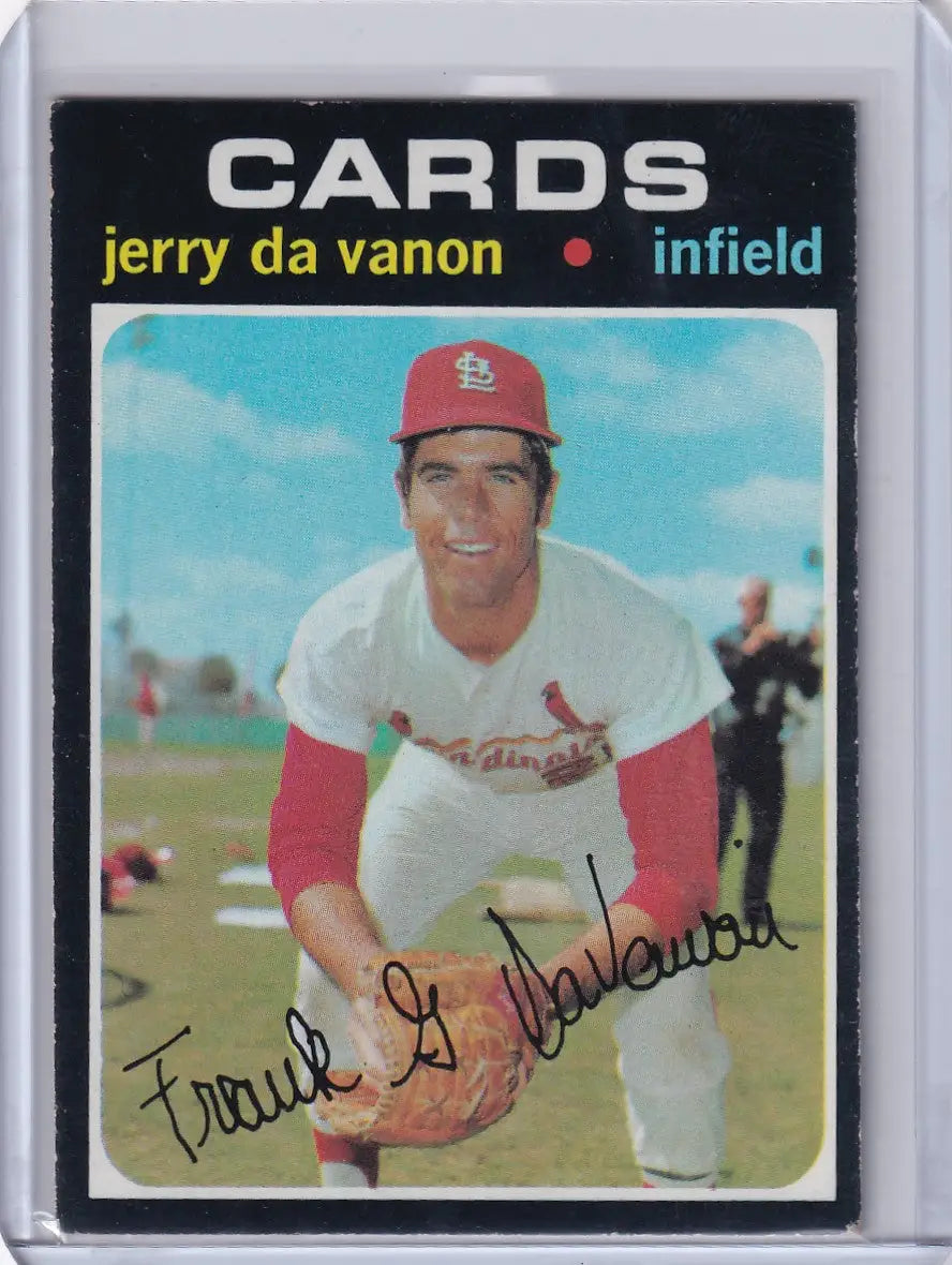 1971 Topps Baseball #32 Jerry DaVanon - St. Louis Cardinals