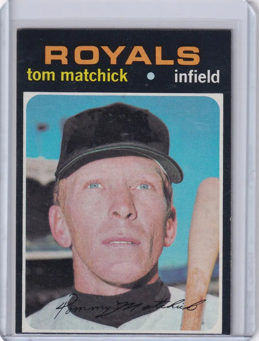 1971 Topps Baseball #321 Tom Matchick - Kansas City Royals - Baseball Card Single