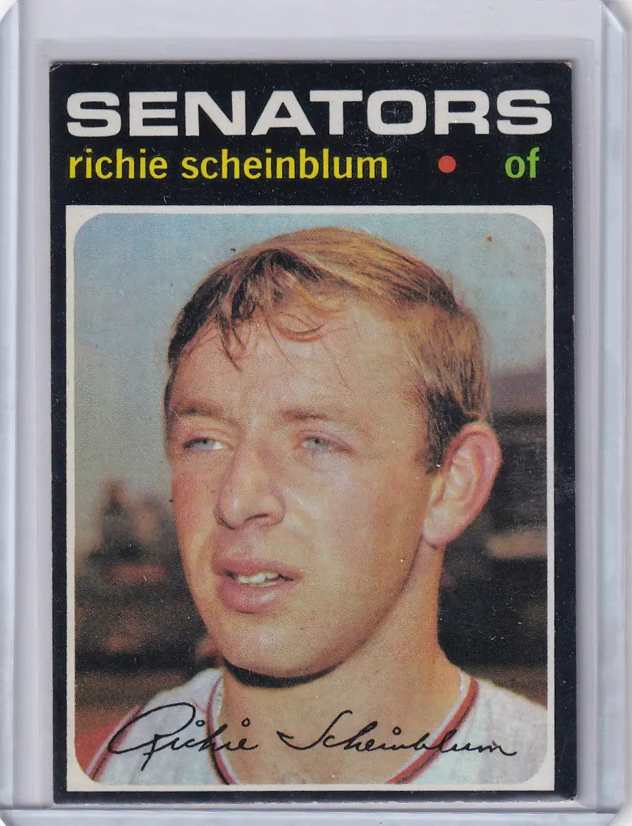 1971 Topps Baseball #326 Richie Scheinblum - Washington Senators