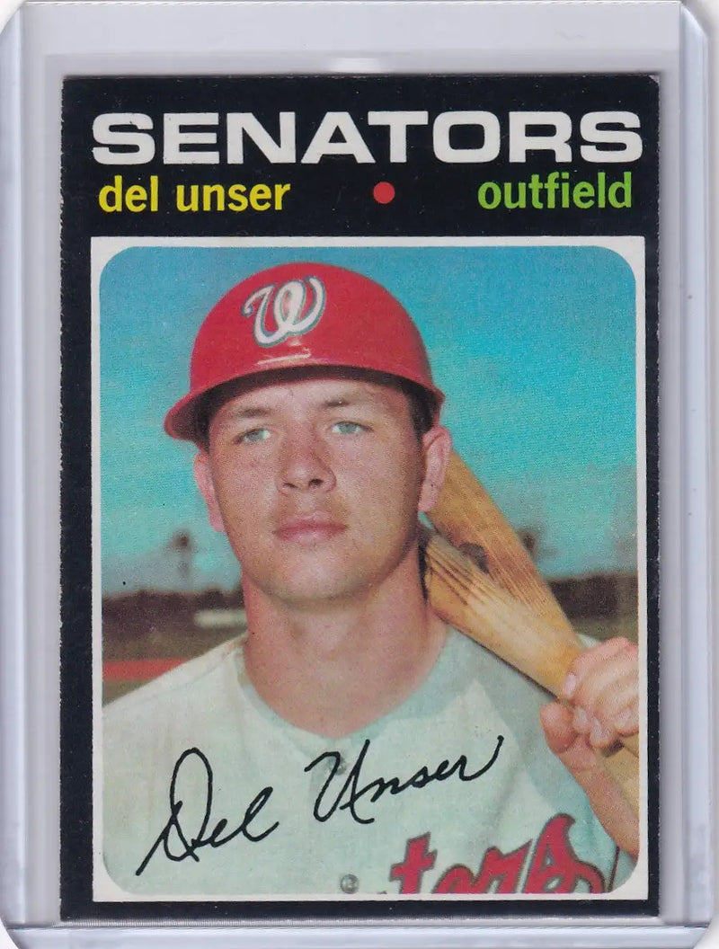 1971 Topps Baseball #33 Del Unser - Washington Senators